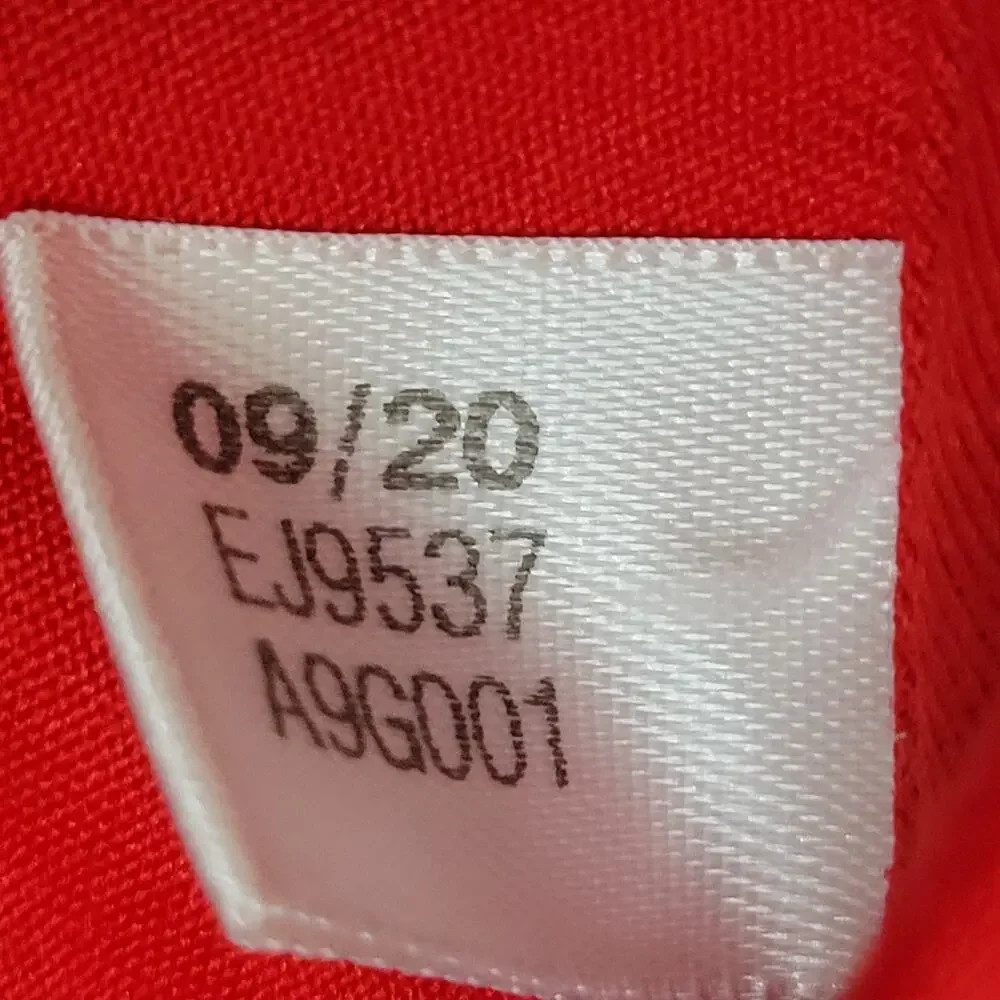 Adidas Washington Capitals Rock the Red ALL CAPS Long Sleeve Tee Men Size XL NHL